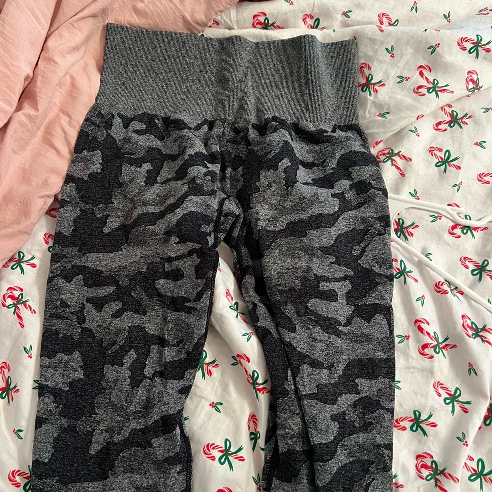 Gray Camouflage Kids Bottoms